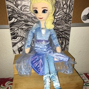 Ty Sparkle Elsa 16” Doll Plush Disney Frozen
